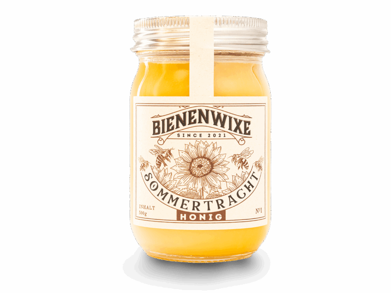 Bienenwixe sortenreiner Sommertrachthonig
